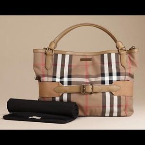 Burberry Hobo Diaper Bag (looks like a handbag.)